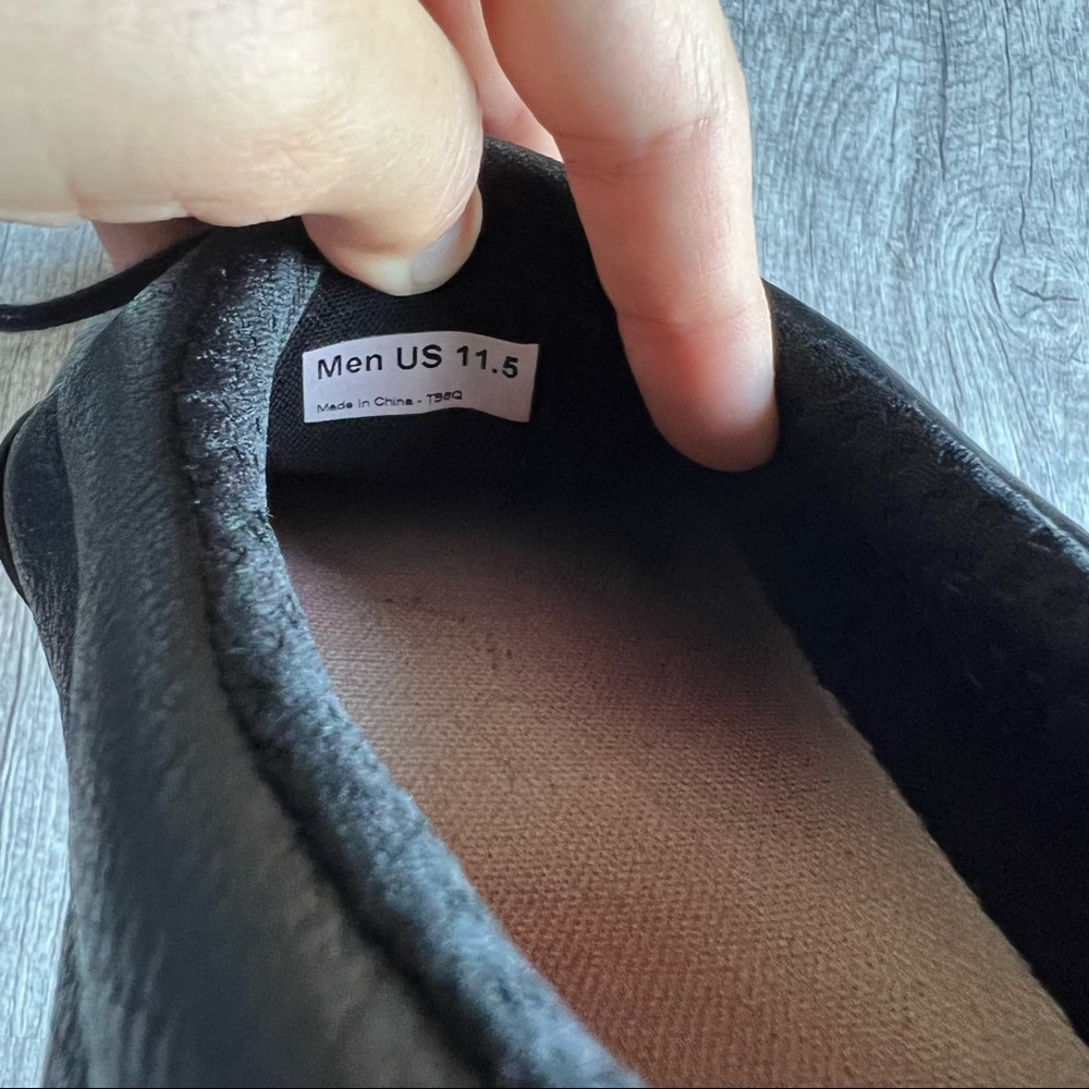 Vans California Since 1966 Black Leather Lace-Up Sneakers Size 11.5 - Picture 10 of 10